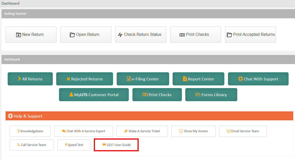 Online User Guide UltimateTax Solution Center